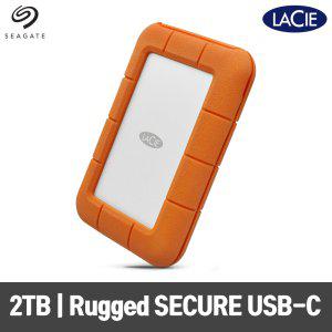 라씨 Rugged SECURE USB-C 외장하드 2TB+데이터복구/T