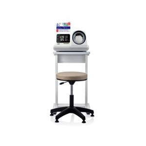 병원용 테이블 원형 바퀴 의자 세트 혈압계 책상 보조
