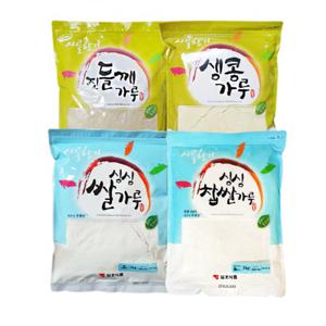  일호식품  일호 싱싱 쌀가루 찹쌀가루 생콩 진들깨가루 기피 탈피 들깨 1kg