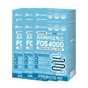 JW중외제약 프리바이오틱스 FOS 4000 30포 6개