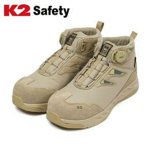 K2 Safety 6인치 LT-107 BE 경량 논슬립 다이얼 방수 안전화