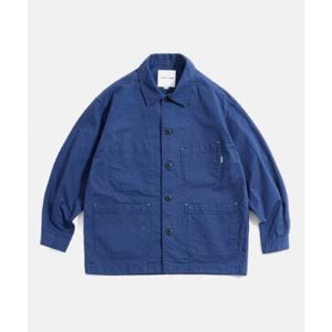  에스피오나지  French Wide Work Jacket (Moleskin) Blue