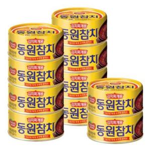 (멸치쇼핑) - 동원참치 김치찌개용 100g x 10캔