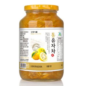 (고흥식품) 식품화학 첨가물이 없는 통 유자차 1kg