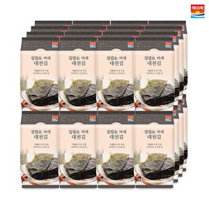  해의락  해의락 집밥&대천김 파래 도시락김 4g 16봉 2개 총32봉 김 조미김 재래김
