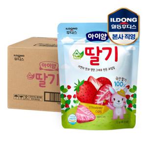  일동후디스  AK몰 아이얌 동결건조 과일칩 순딸기(12g) 10개
