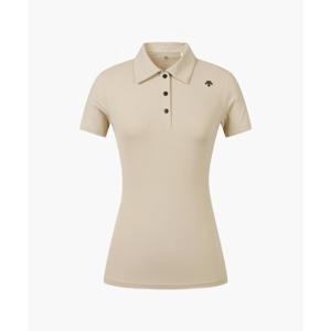 데상트 골프 여성 냉감 반팔 집업 티셔츠 (DP22WFTS42)