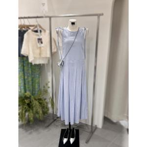 (브랜드정품) 아틀리에나인 로렌 플리츠 맥시 드레스 NMN3NW-OP6165M0