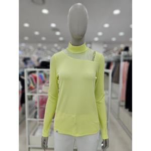 까스텔바작 여성 상단 메쉬 긴소매 모크넥 티셔츠 BGCM-TS704 (2color)