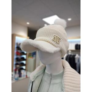 JDX X2CPT8907(3color) 제이디엑스 골프 여성 겨울 방울이 로고 니트 캡 모자
