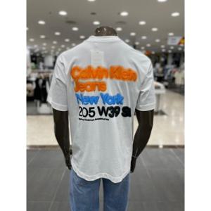 Calvin Klein Jeans 캘빈클라인진 ck진 남성 릴렉스핏 컬러풀 빅 그래픽 반팔 티셔츠 ZM02801