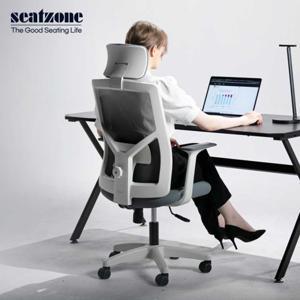  싯존  싯존 국산 STC10 화이트프레임 컴퓨터 책상 의자 사무용 사무실 학생