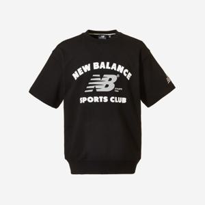 (최신) 뉴발란스 유니 스포츠 클럽 쇼츠 맨투맨 NBNCC22013 Black