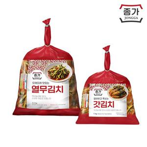 종가 종가집 열무김치 2.5kg+갓김치 1kg