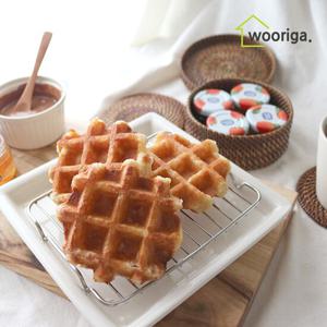 벨기에 리에주 슈가와플 55g×20개 냉동완제품 냉동빵