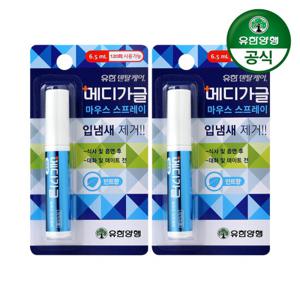 유한덴탈케어 메디가글 마우스 스프레이 민트향 6.5ml 2개