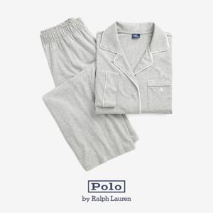 [POLO] 폴로 여성 롱슬리브 파자마 세트 그레이 4P8024