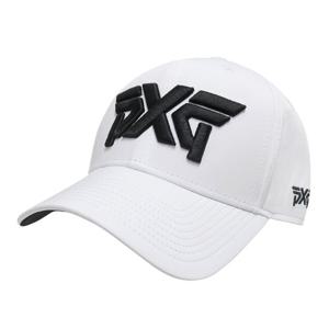 PXG 스트럭처드 로우 크라운 골프 볼 캡 모자 화이트 CP953-WH