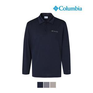[컬럼비아][컬럼비아] 남성 데일리 카라 티셔츠_멜란지네이비 (C44-YMD610)
