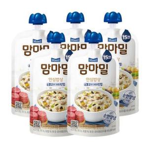 [맘마밀]이유식 안심밥상 소불고기가지 140g 5팩(15개월)