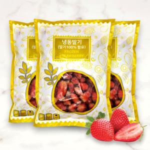월드홀마켓 냉동 과일 딸기 1kgx3봉