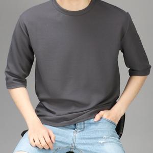 [후앙스] 엠보 오버핏 7부티셔츠 DMRT9206