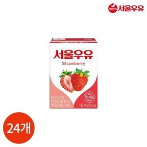 갤러리아_서울우유 멸균 딸기우유 200ml x 24개