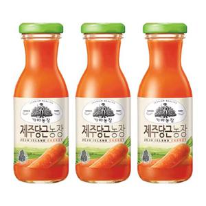 가야농장 당근농장 180ml x 24병 꼬마병 병주스 병음료