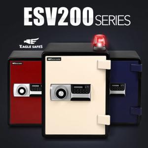 선일금고 ESV200 디지털 내화금고/63KG/서랍1,선반2/경보기장착