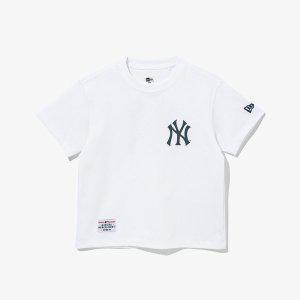 [갤러리아] 뉴에라키즈 MLB 빅 페이즐리 뉴욕 양키스 티셔츠 화이트 13679515