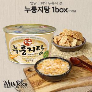 성찬식품 경기미100%로 만든 누룽지탕 60gx18