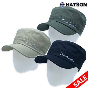 햇츠온 C21-102 남여공용 피에르가르뎅 코튼 밀리터리캡 군모 모자