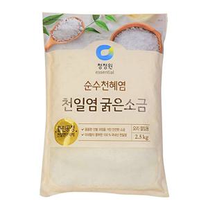 청정원 신안섬 굵은소금(절임용)2.5kg