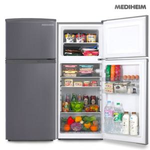 메디하임 MHR-175GR (다크실버) 166L 2도어 냉장고 음료수 주류 사무실 원룸 기숙사 소형냉장고