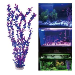 수초 인공 플라스틱 식물 수족관 물고기 탱크 장식 꽃 (W9D0774)