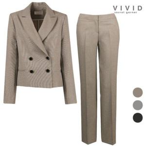 [비비드시크릿가너]VIVID SET 여성 제이 봄가을 정장자켓+팬츠 세트