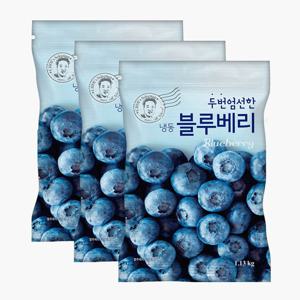 자연원 두번엄선한 냉동 블루베리 1.13kg 3팩