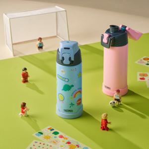 써모스 원터치 마이디자인 액티비티보틀 FJH-500K (500ml) 기본스티커포함