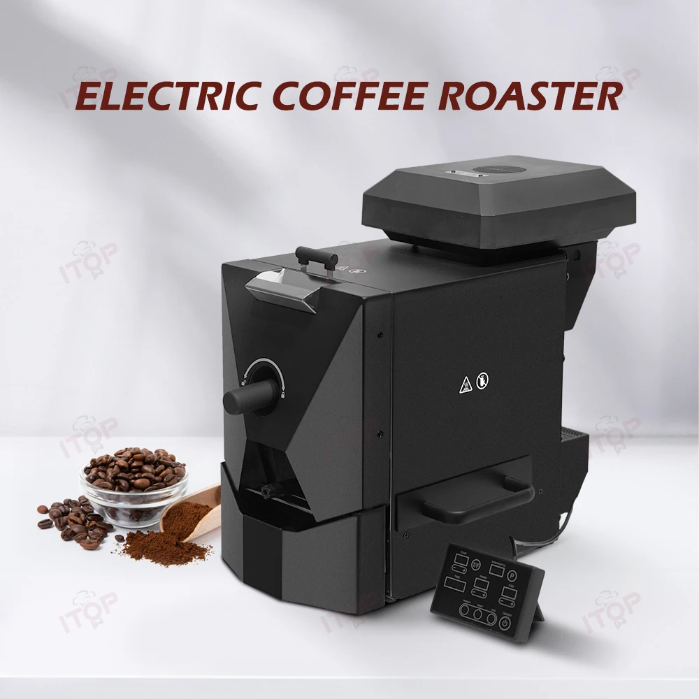 ITOP CBR 전기 커피 콩 로스터, 상업용 로스터, 자동 로스팅 머신, 3 베이킹 커브 곡물 건조기, 110V, 220V