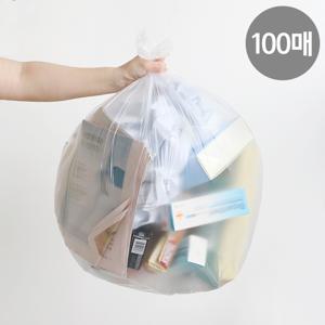 재활용 쓰레기 분리수거 배접 비닐봉투100매60L