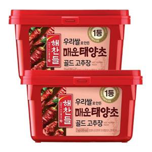 [CJ] 태양초 우리쌀 매운고추장 2KG x 2개 (총4KG)