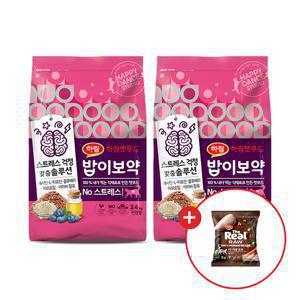 [하림펫푸드]밥이보약CAT NO스트레스6.8kg+로우캣닭고기5g