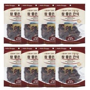 강아지 참좋은 소울대 소고기 80g 8P 애견 영양 간식