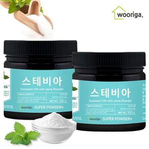 [우리가스토리] 에리스리톨 위드 스테비아 설탕 300g 2통