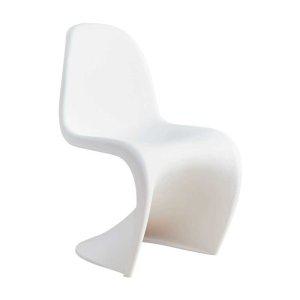 플라스틱 스툴 인테리어 의자 S자 디자인 고급 컬러