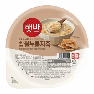 햇반 찹쌀 누룽지죽 205g 36팩