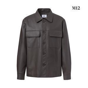 M12 남성 브리티쉬 램스킨 블레이저 가죽자켓