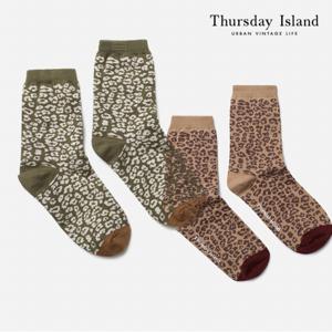 [Thursday Island] 애니멀 프린트 삭스(T226MSC143W)