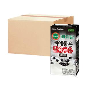 베지밀 뼈에좋은 칼슘 검은콩 두유 190ml 64팩