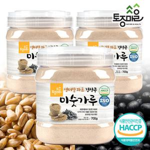 [토종마을]HACCP인증 엠머밀 파로 검정콩 미숫가루 700g X 3통